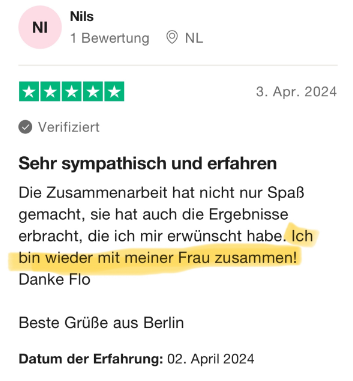 Verifizierte Kundenbewertung