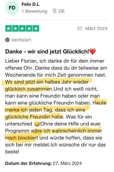 Verifizierte Kundenbewertung